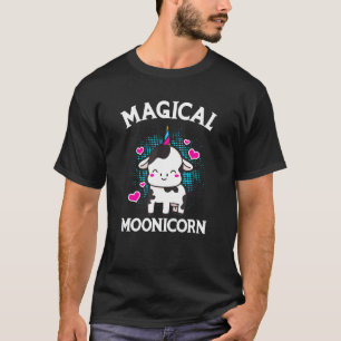 Liebenswerte Kuh Einhorn Horn Eiscreme-Kegel Magis T-Shirt