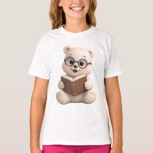 Liebenswerter und süßer Teddybär-Design T-Shirt