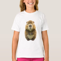 Liebenswertes unscharfes Capybara-Porträt Kinder