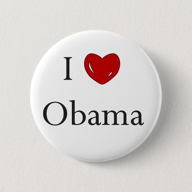 Liebeobama-Knopf Button (Vorderseite)