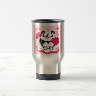 Liebepanda von der Kreis-Reihe Reisebecher