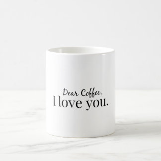 Lieber Coffee, i-Liebe Sie Kaffeetasse