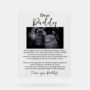 Lieber Daddy Baby Geem Acrylschild
