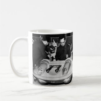 Lieber Führer Kim Jong-il in einem Raumschiff Kaffeetasse