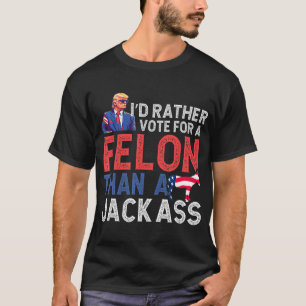 Lieber für einen Verbrecher stimmen als für einen  T-Shirt