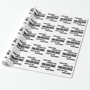 Lieber Gott-Dank für Punkfelsen Geschenkpapier