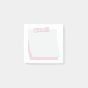 Lieber Gott Gebetsantrag Post-it Klebezettel