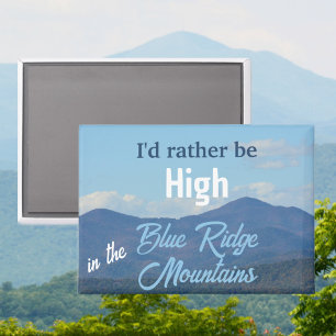 Lieber hoch in den Blue Ridge Mountains Magnet