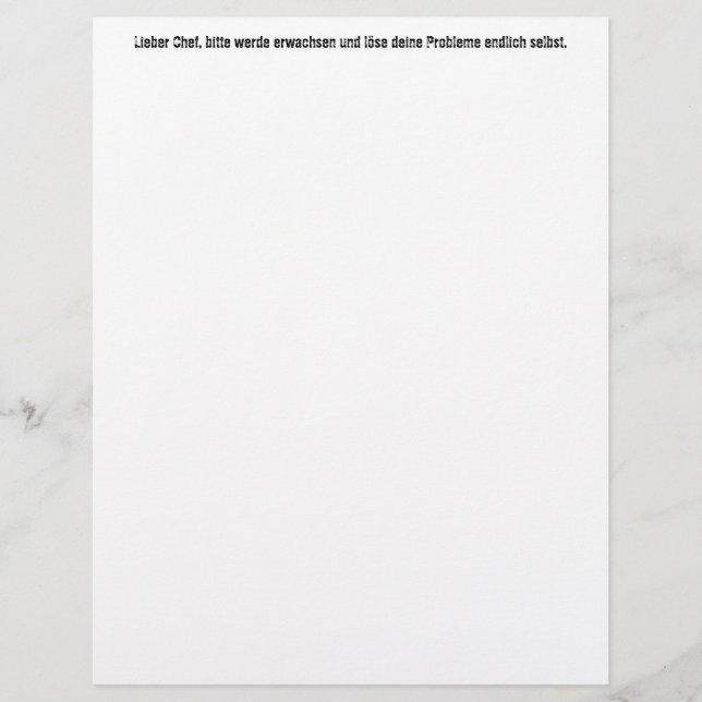 "Lieber Koch, bitte." (Vorderseite)