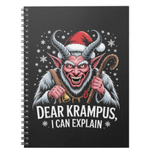 Lieber Krampus Ich kann Weihnachten Weihnachten er Notizblock