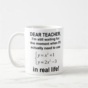 Lieber Lehrer Alltags-Mathematik Lustiger Becher Kaffeetasse