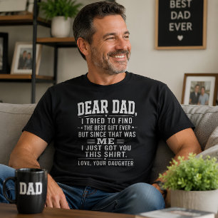 Lieber Papa Lustige Tochter T-Shirt
