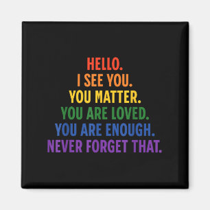 Lieber Person hinter mir Sie Zitat sind nett Liebe Magnet