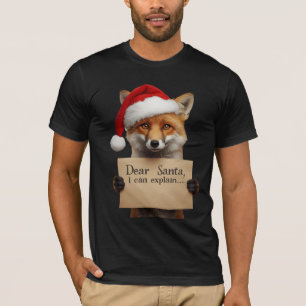 . Lieber-Santa-Hund-T-Shirt T-Shirt