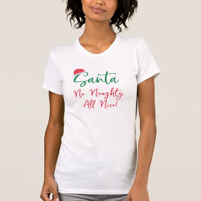 Lieber santa lustige Weihnachten Shirts unanständi (Vorderseite)