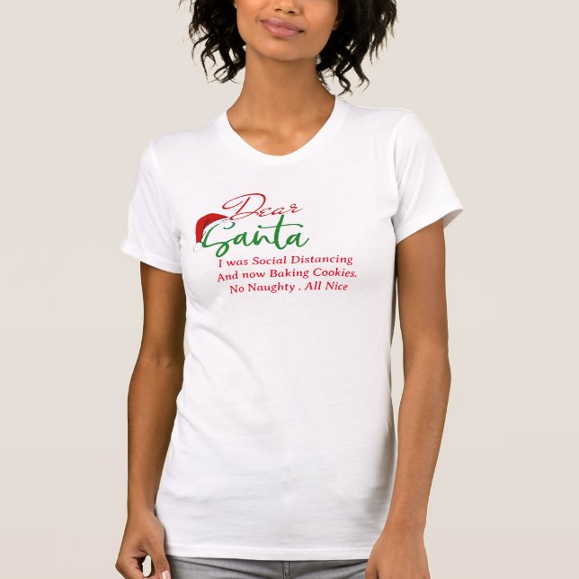Lieber santa lustige Weihnachten Shirts unanständi (Vorderseite)
