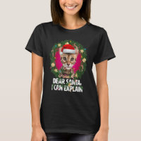 Lieber Santa Niedliche Bengalische Katze war unart