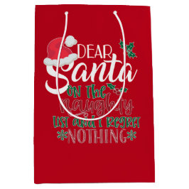 Lieber Santa Paperbag Mittlere Geschenktüte
