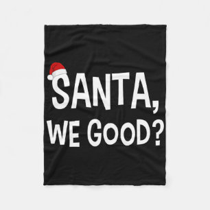 Lieber Santa We Good Funny Matching Weihnachten Pa Fleecedecke