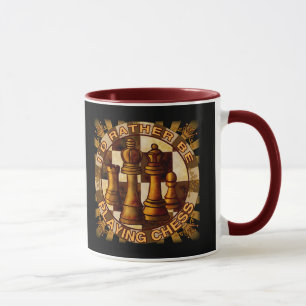 Lieber Schach spielen Tasse