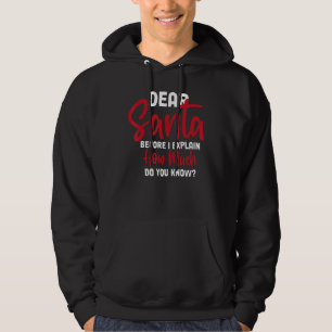 Lieber Weihnachten, bevor ich erkläre, wie viel Si Hoodie