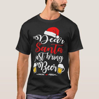 Lieber Weihnachten Bierweihnachtsmann Dr. T-Shirt