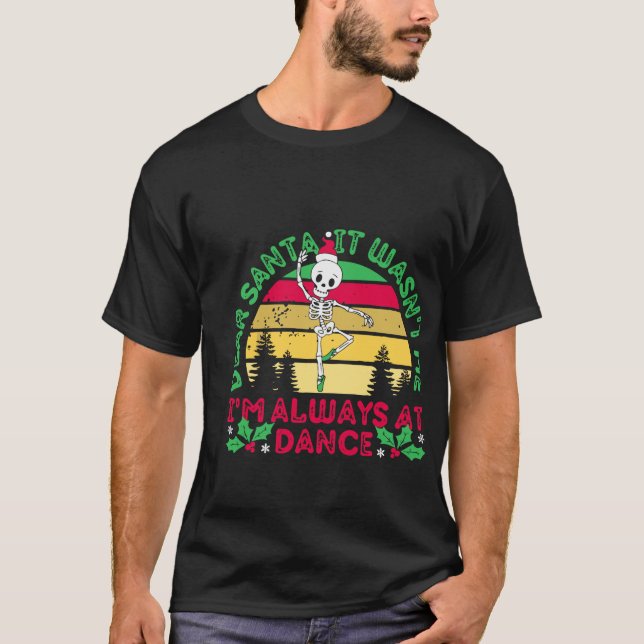Lieber Weihnachten bin ich immer im Ballett T-Shirt (Vorderseite)