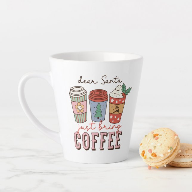 Lieber Weihnachten bringen Kaffee Weihnachten. Milchtasse (Beispiel)