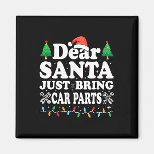 Lieber Weihnachten bringen Sie Autoteile Spaß Weih Magnet