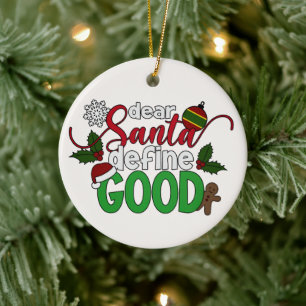 Lieber Weihnachten definieren gute Weihnachten   O Keramik Ornament
