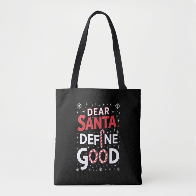 Lieber Weihnachten definieren gute Weihnachtsfeier Tasche (Vorderseite)
