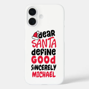 Lieber Weihnachten definieren gutes Weihnachtsdesi iPhone 16 Hülle