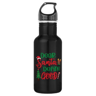 Lieber Weihnachten definieren Schönes Weihnachten Edelstahlflasche