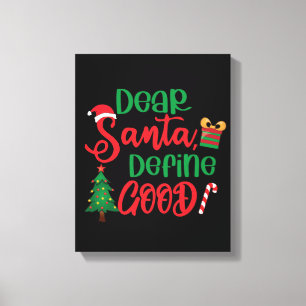 Lieber Weihnachten definieren Schönes Weihnachten Leinwanddruck