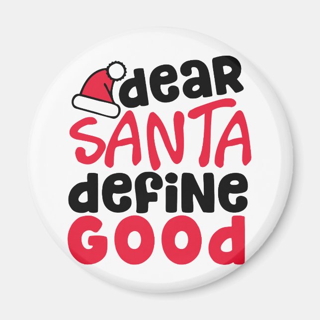 Lieber Weihnachten definieren Schönes Weihnachten Magnet (Vorne)