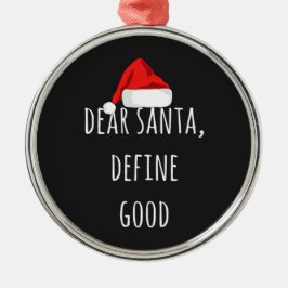 Lieber Weihnachten definieren Schönes Weihnachten Ornament Aus Metall