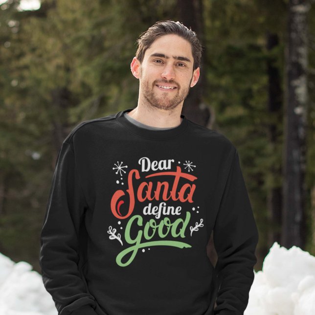 Lieber Weihnachten Gute Definition Sweatshirt (christmas sweatshirt)