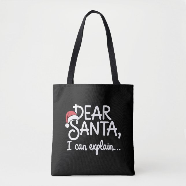 Lieber Weihnachten Ich kann das sonnige Weihnachts Tasche (Vorderseite)