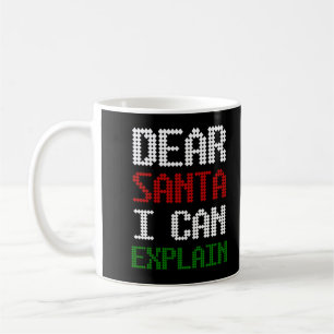 Lieber Weihnachten Ich kann dem Weihnachtsmann ein Kaffeetasse