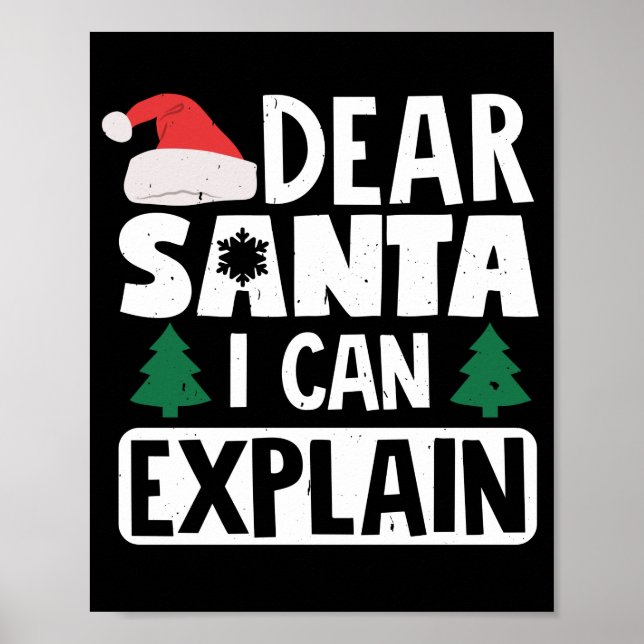 Lieber Weihnachten Ich kann den schönen Weihnachts Poster (Vorne)