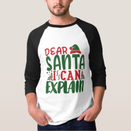 Lieber Weihnachten Ich kann hässliche Weihnachtsge T-Shirt