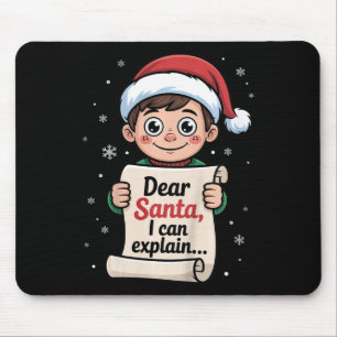 Lieber Weihnachten Ich kann lustige, unheilvolle L Mousepad