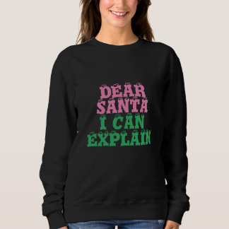 Lieber Weihnachten Ich kann lustige Weihnachten er Sweatshirt