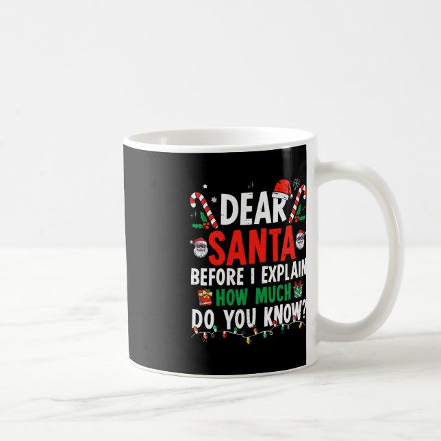 Lieber Weihnachten Ich kann Spaß Weihnachten Kinde Kaffeetasse (Rechts)