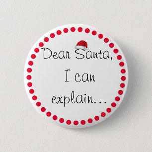 Lieber Weihnachten, ich kann Weihnachts-Button-Spa Button