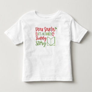 Lieber Weihnachten ist eigentlich ein lustiger Ges Kleinkind T-shirt