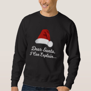 Lieber Weihnachten kann ich erklären, sonnige Weih Sweatshirt