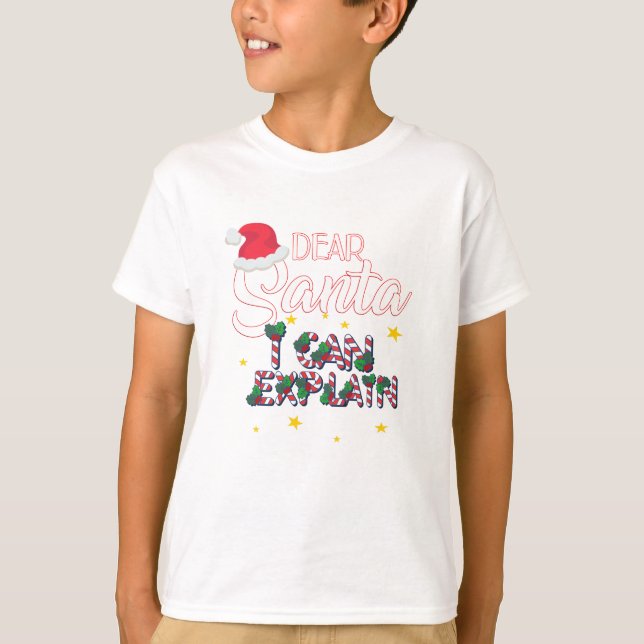 Lieber Weihnachten kann ich erklären T-Shirt (Vorderseite)