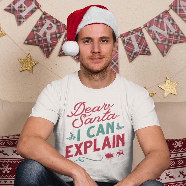 Lieber Weihnachten kann ich erklären T-Shirt (christmas shirt)