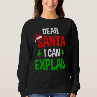 Lieber Weihnachten kann ich Weihnachten erklären Sweatshirt